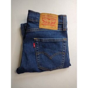 Levi Strauss & Co. 513 Slim Straight Mens Jeans W28 L30 Dark Wash Denim‎